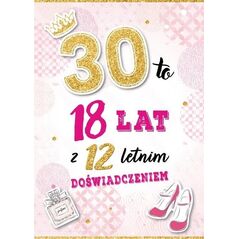 Karnet Urodziny 30
