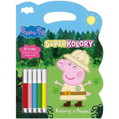 Peppa Pig. Superkolory. Koloruj z Peppą