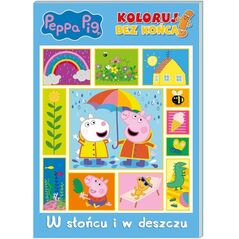 Peppa Pig. Koloruj bez końca cz.3 W słońcu i w...