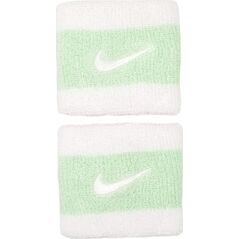 Frotki na nadgarstek Nike Swoosh Wristbands 2 szt. biało-zielone N0001565117OS