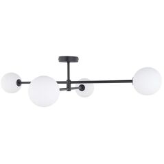 Φωτιστικό οροφής Tk Lighting Sarius 4735 4x6W G9 μαύρο/λευκό