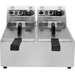 Φριτέζα YATO 2-ΘΑΛΑΜΩΝ 2 x 3,5L