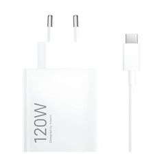 Φορτιστής Ταξιδίου Ταχείας Φόρτισης Xiaomi HyperCharge Combo με Έξοδο USB A 120W & Καλώδιο USB C 1m Λευκό 6941812714638 6941812714638 έως και 12 άτοκες δόσεις