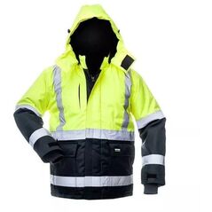 Ανδρικό μπουφάν CIRIUS JACKET CANVAS HI-VIS WJ-8946 YEL/BLU L