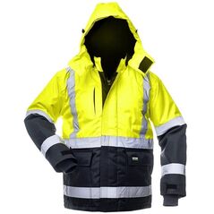 Ανδρικό μπουφάν CIRIUS JACKET CANVAS HI-VIS WJ-8946 YEL/BLU 3XL