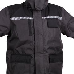 Ανδρικό μπουφάν Apple JACKET LONG ARCT GREY/BLACK WJ-8924 XXL