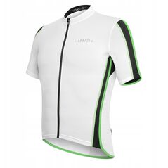 RH+ Sprint Jersey FZ λευκό-μαύρο-φωτεινό πράσινο - ECU0285