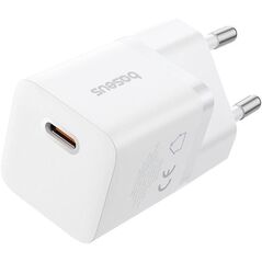 Φορτιστής τοίχου Baseus GaN5 1C 25W EU (λευκό)