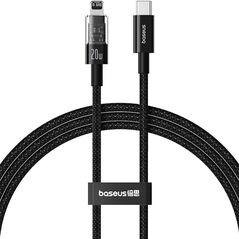 Καλώδιο Baseus Gem USB C-IP 20W 1m (μαύρο)