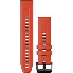 Garmin Pasek silikonowy na nadgarstek QuickFit 22 (ognistoczerwony / czarna sprzączka) (010-13111-04)