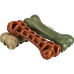 Trixie Denta Fun Veggie Honey Comb, kość dla psów, 8.5 cm, 28 g, z wodorostami, wegetariańska, 60 szt/opak