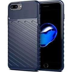 Hurtel Thunder Case elastyczne pancerne etui pokrowiec iPhone 8 Plus / iPhone 7 Plus niebieski uniwersalny