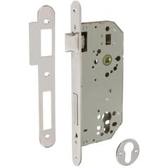 Κλειδαριά Mortise TESA 85-50 mm, επινικελωμένη