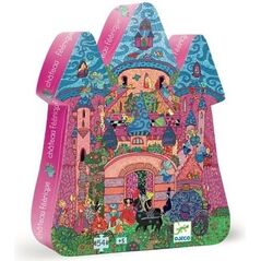 Djeco Puzzle w pudełku - Zamek księżniczki (145458)