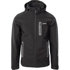 Męska kurtka przejściowa softshell membrana 10000mm Nikos II czarna rozmiar S