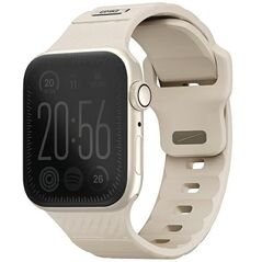 UNIQ pasek Stride Apple Watch Series1/2/3/4/5/6/7/8/9/SE/SE2 38/40/41mm FKM Rubber Strap khaki/pale khaki