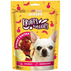 Przysmak dla psa Fruits & Veggies Banan z kaczką (dorosły) 100g