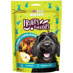 Przysmak dla psa Fruits & Veggies Gruszka z królikiem (dorosły) 100g