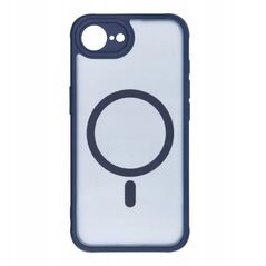 Θήκη FULL MATTE MAG COVER συμβατή με MagSafe για IPHONE SE 4 2025 μπλε