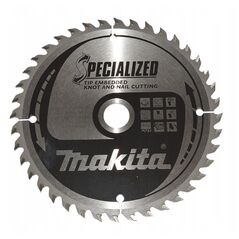 Πριόνι Δίσκου MAKITA 165x20x40z ΕΙΔΙΚΟ ΓΙΑ ΞΥΛΟ (ΜΕ ΚΑΡΦΙΑ ΚΑΙ ΡΟΖΟΥΣ)
