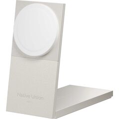 Native Union Rise 2-in-1 Qi2 wireless charger, sandstone