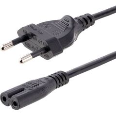 Kabel zasilający StarTech StarTech 752E-3M-POWER-LEAD kabel zasilające Czarny CEE7/16 C7 panel