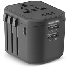 Παγκόσμιος Ταξιδιωτικός Αντάπτορας SBS 18W (EU/UK/US/AUS plug)