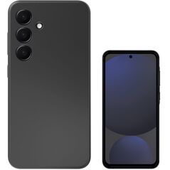 Θήκη Σιλικόνης Cupertino Samsung Galaxy A36 μαύρο 4smarts