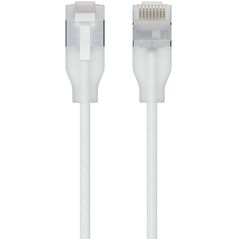 Ubiquiti UACC-Cable-Patch-EL-C6A-2M-W καλώδιο δικτύου Ημιδιαφανές, Λευκό Cat6a