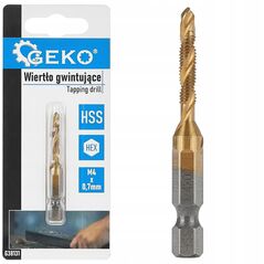 Τρυπάνι κοχλιωτής HSS M4 x 0,7mm HEX (50/250)