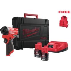MILWAUKEE. IMPACT DRIVER. M12FID2MC-202X + SLEEVELESS