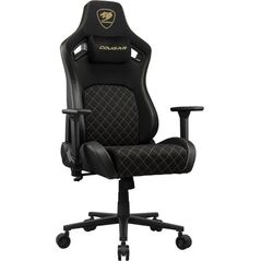 COUGAR Καρέκλα Gaming Defensor Gold F, Μαύρο