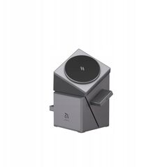 Adam Elements Mag Qube Qi2 - μαγνητική βάση φόρτισης 15W 3 σε 1 τιτάνιο - Εγγύηση ασφάλειας. Απλές δόσεις. Δωρεάν αποστολή από 170 zł.