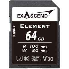 Κάρτα μνήμης ExAscend Element UHS-I V30 64GB