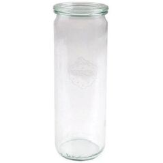 Κυλινδρικό βάζο 600 ml με καπάκι - συσκ. 6 τεμ