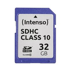 Intenso SDHC-Card 32GB Class 10 (3411480) (NSO3411480) έως 12 άτοκες Δόσεις