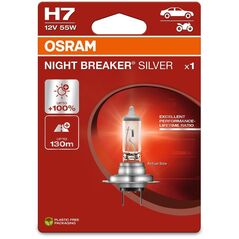 Λάμπα αυτοκινήτου OSRAM Night Breaker Silver, H7, PX26D, 55 W, 1 τεμ.