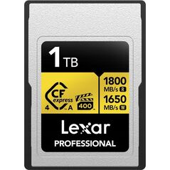 Lexar CFexpress 4.0 Pro Gold, VPG400, R1800/W1650 (Type A) 1TB