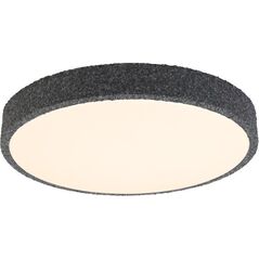 Φωτιστικό οροφής LED LEDVANCE ORBIS YUMMY, 36W 3000K 4700lm Click DIM, μαύρο χρώμα, 49x7cm
