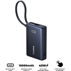 Baseus PicoGo Ψηφιακή Οθόνη 10000mAh 45W μαύρο