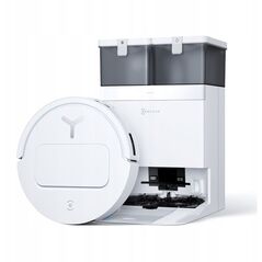 Ecovacs Robotic Vacuum Cleaner | DEEBOT T50 PRO OMNI | Wet&Dry | Li-ion | 6400 mAh | Dust capacity 0.26 L | 15000 Pa | White