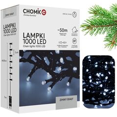 Extralink | Λαμπάκια LED | 1000L ψυχρό λευκό, μήκ. 3 + 50 μ εσωτ/εξωτ