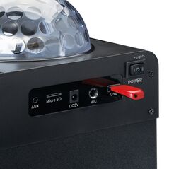 Ηχείο Lenco Lenco BTC-055BK Καραόκε με Bluetooth και μικρόφωνο