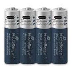 ΕΠΑΝΑΦΟΡΤΙΖΟΜΕΝΗ ΜΠΑΤΑΡΙΑ LI-ION AA 1.5V/1400MAH 4P MRBAT161 MEDIARANGE