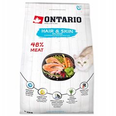 ONTARIO Cat Hair & Skin 2kg (Μαλλί και δέρμα)