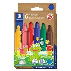 Μαρκαδόροι STAEDTLER Noris junior Jumbo σετ 6 τεμαχίων
