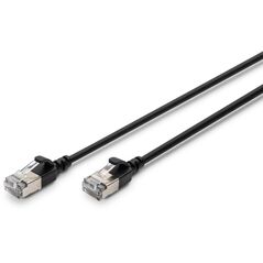 Καλώδιο Patch DIGITUS CAT 6A F/FTP Slim 0,50m μαύρο