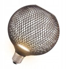 Διακοσμητικός λαμπτήρας LED OSRAM FLAT, E27 G125BK, 3.5 W, 2700K, 300 lm, NON-DIM, μαύρο χρώμα.