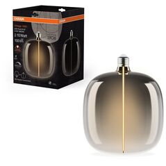 Διακοσμητικός λαμπτήρας LED OSRAM 1906, E27 W190, 4W 1800K 100lm, FIL SMOKE MAG, ρυθμιζόμενος