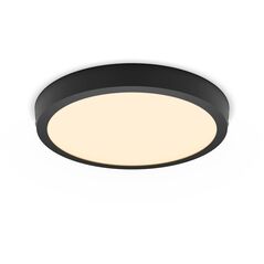 Επιφάνεια LED πάνελ PHILIPS MAGNEOS, 20W, 2700K, 1900lm, στρογγυλό σχήμα, μαύρο χρώμα, o26.8xh2.8cm